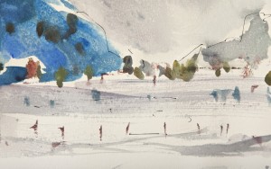 small watercolor for sale 