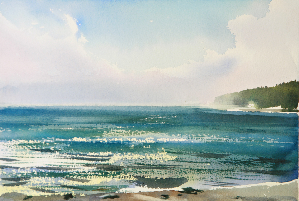 Vancouver Island Watercolor painting for sale