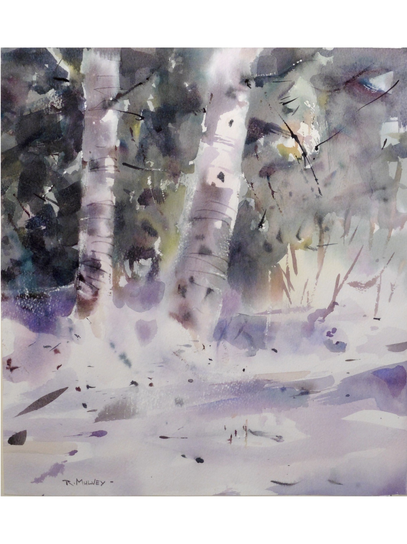 Twin Birch, Winter